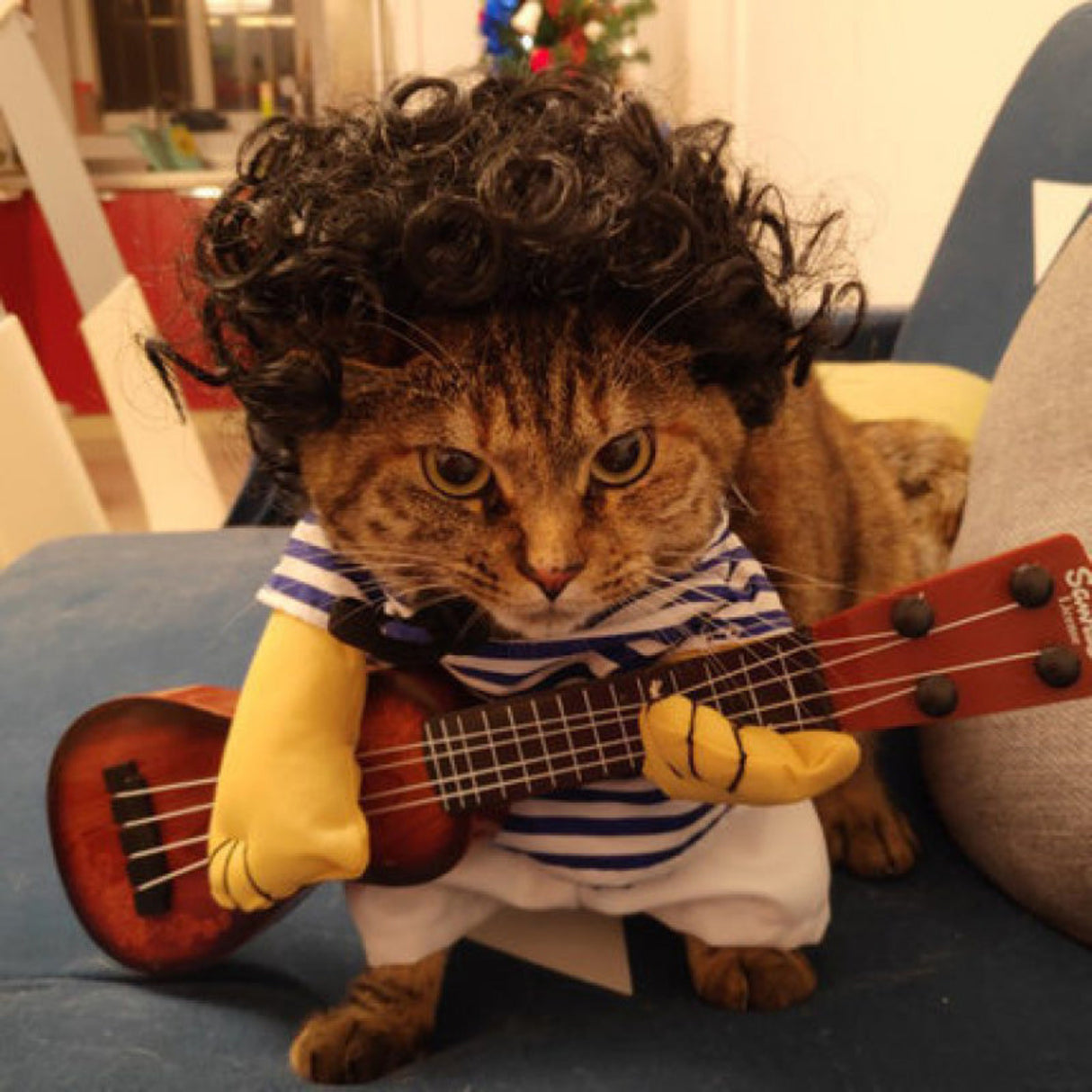 Pet Clothes Guitar Transformation Costume Funny Quirky Clothes New Halloween Dog Clothes Autumn Winter Style