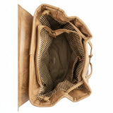 Women's Embroidered Horse Western Leather Backpack