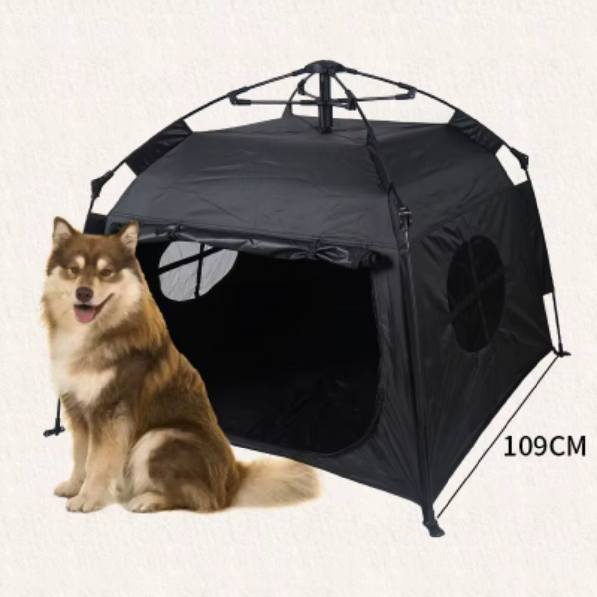 Tienda de campaña para mascotas, casa al aire libre, refugio para perros y gatos totalmente automático y plegable, protección contra la lluvia y el sol, tienda de campaña portátil para automóvil