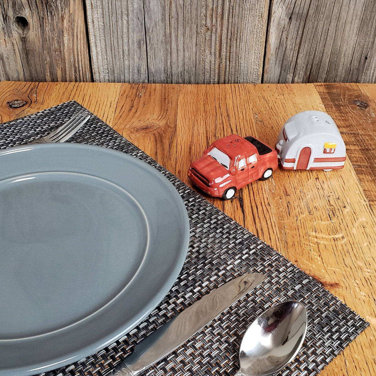Salt and Pepper Shakers-Truck and Camper
