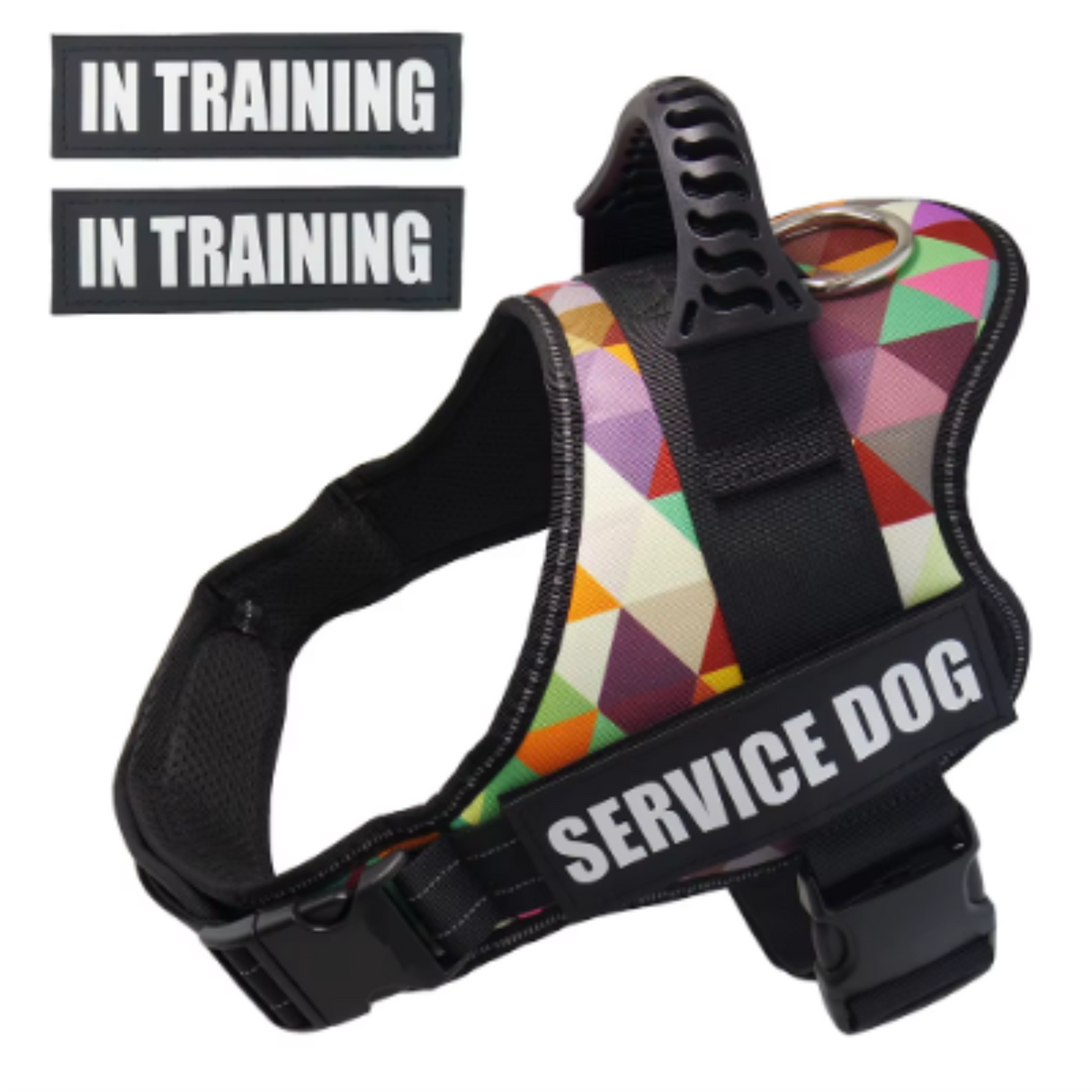 Favorite Pet Dog Harness Service Dog And Emotional Support Harness Vest With Removable Reflective Patches For Large Medium Puppy