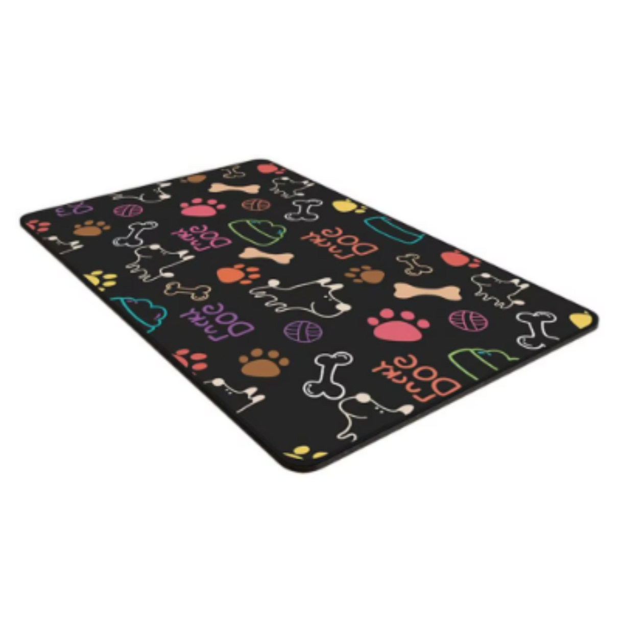 Non-slip Pet Mat for cat Color Pet Food Mat Pet Bowl Drinking Water Pad Dog Feeding Mat