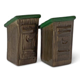 Salt and Pepper Shakers-Outhouse