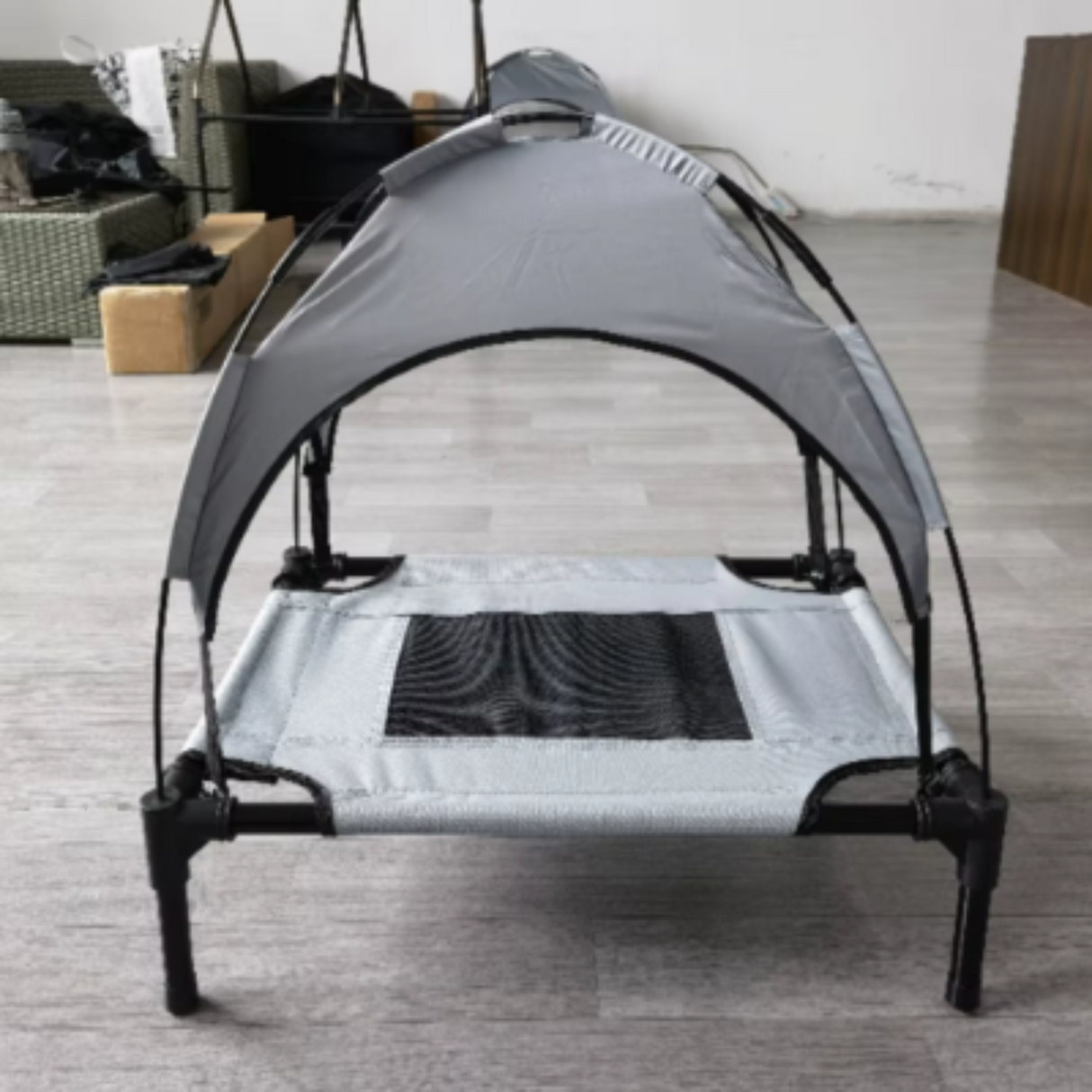 Raised Pet Bed With Canopy Portable Dog Camp Tent Raised Dog Bed With Sun Canopy Camp Tent For Dogs Cats Outdoor Camping