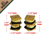 Salt and Pepper Shakers-Smores