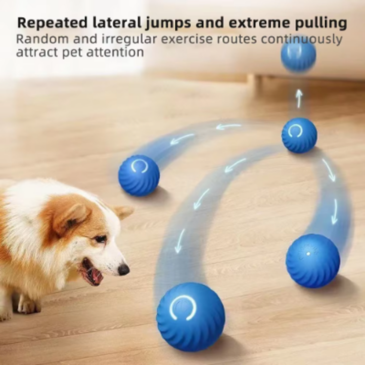 Pelota de juguete para mascotas, juego interactivo eléctrico, sensor de gravedad, pelota saltadora inteligente, movimiento automático, juguetes de entretenimiento para cachorros y gatos 